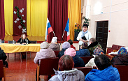 Лариса Артемьева приняла участие в собрании граждан, посвящённом отчёту главы Устюцкого сельского поселения