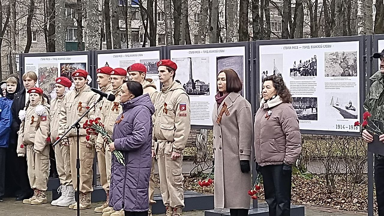 Ольга Борисова принимала участие в памятном митинге в Старой Руссе