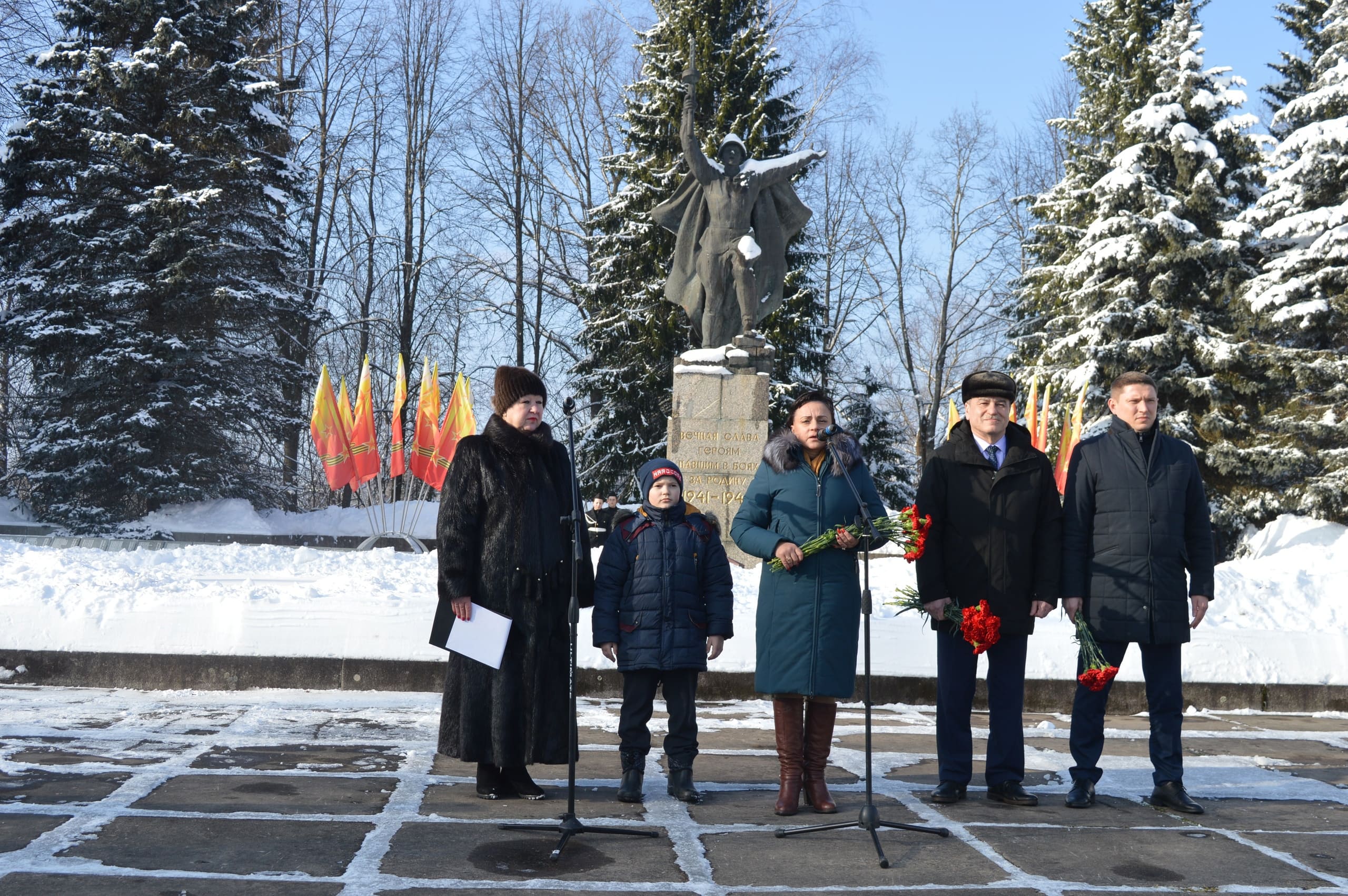 Холм и Поддорье отметили 79-ю годовщину освобождения от немецко-фашистских захватчиков