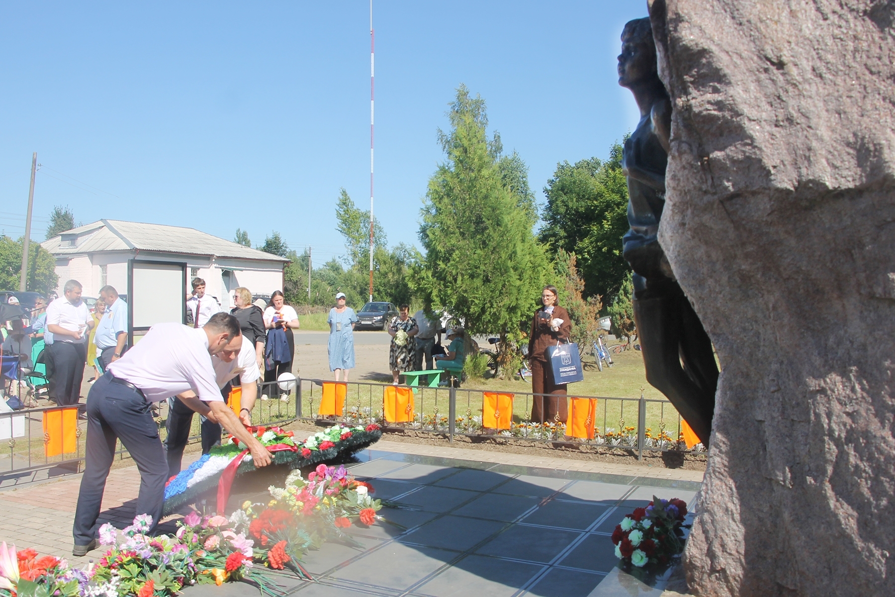 Алексей Чурсинов принял участие в памятных мероприятиях в селе Лычково