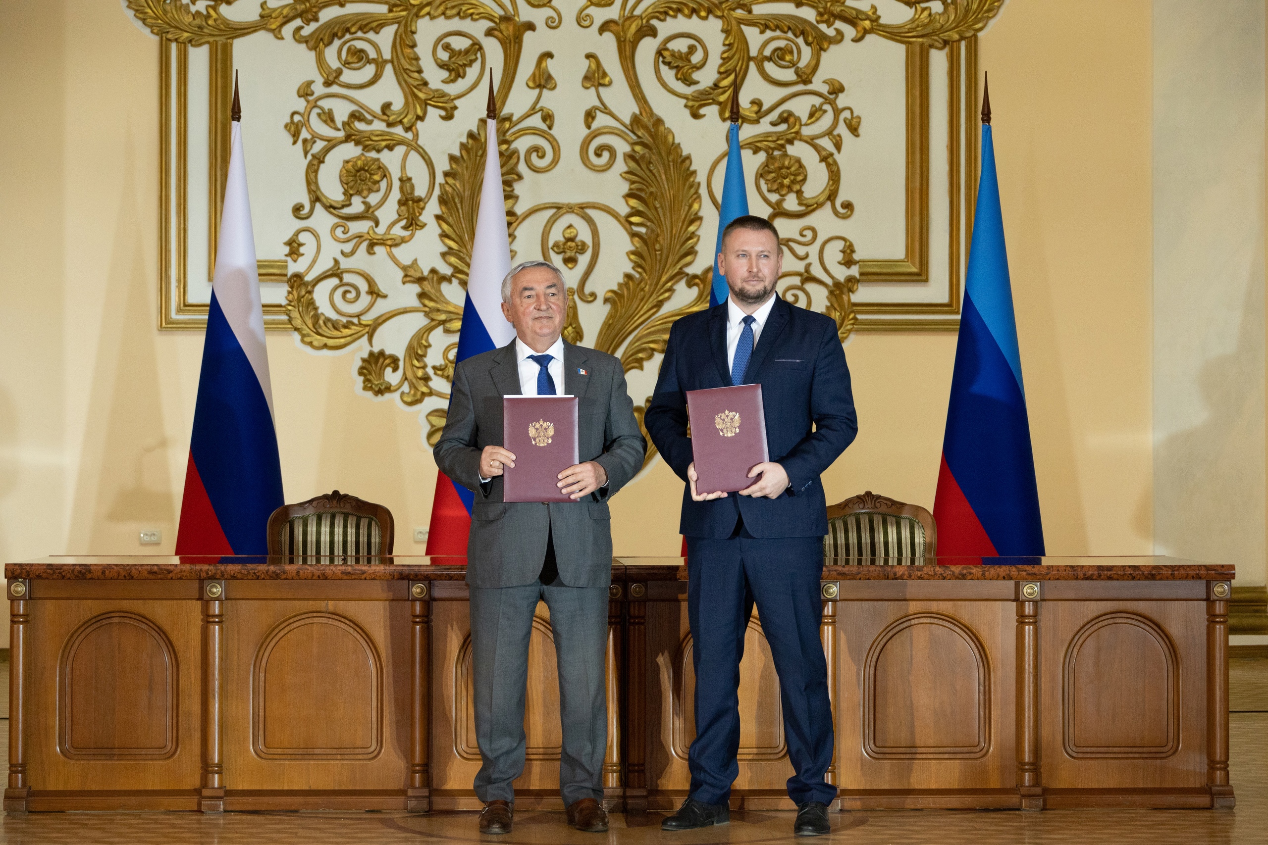 Новгородская областная Дума и Народный Совет ЛНР заключили соглашение о сотрудничестве