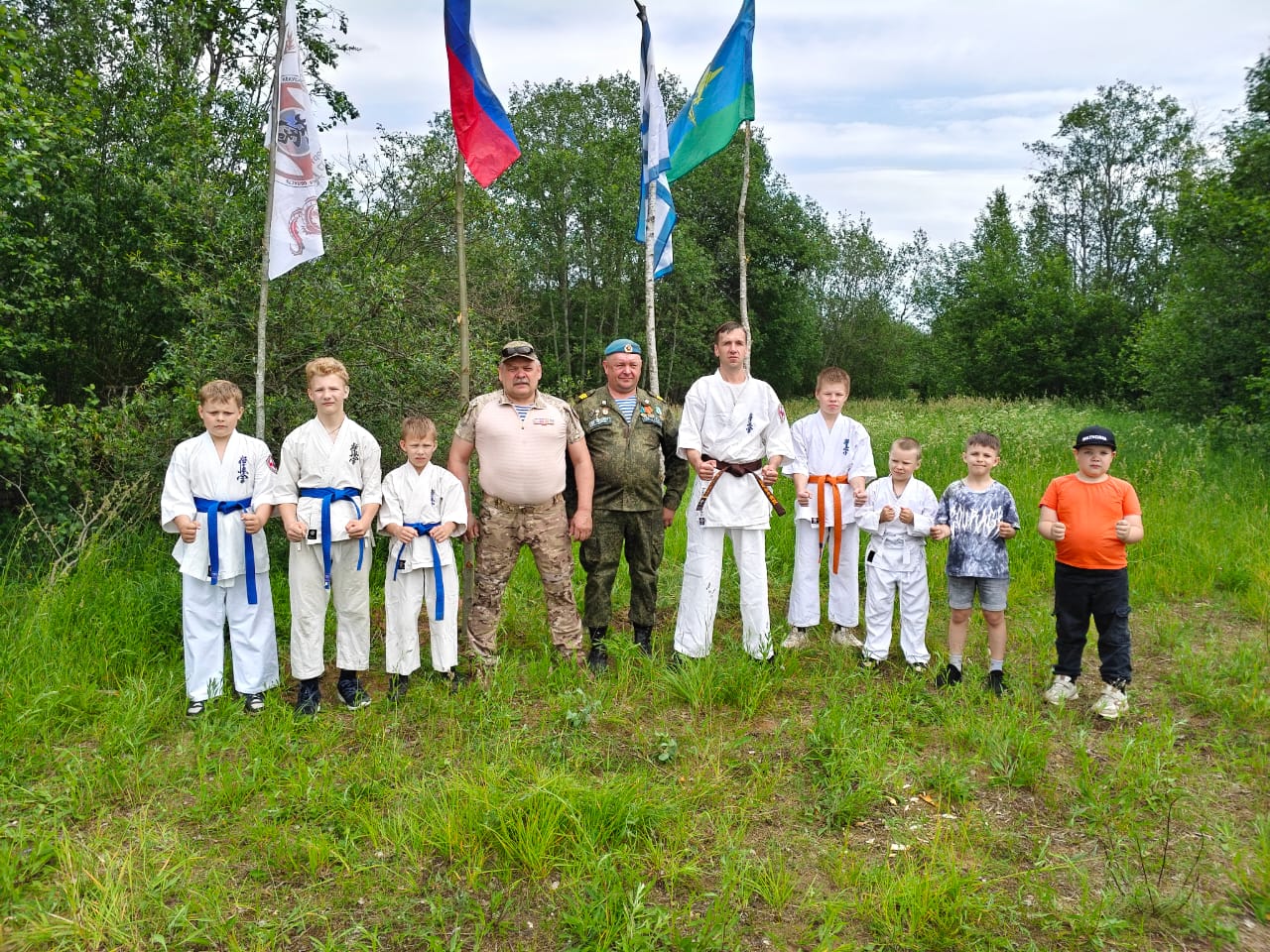 В Пестове прошли военно-спортивные сборы юных динамовцев клуба «ДРАКОН»