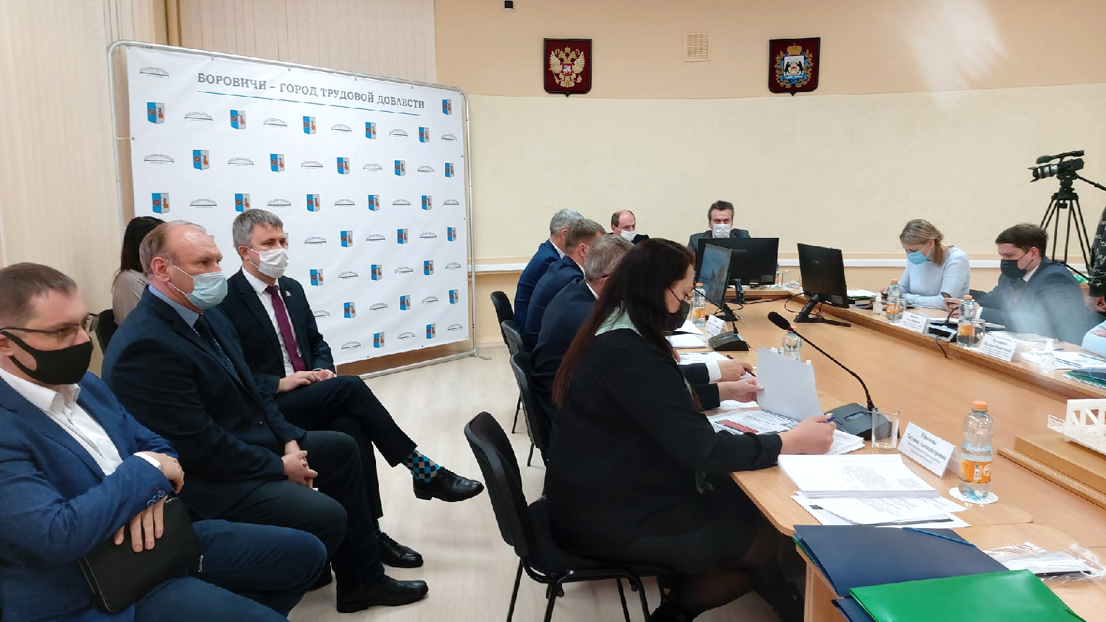 Юрий Саламонов и Олег Стрыгин приняли участие в заседании конкурсной комиссии по отбору кандидатов на пост главы Боровичского района