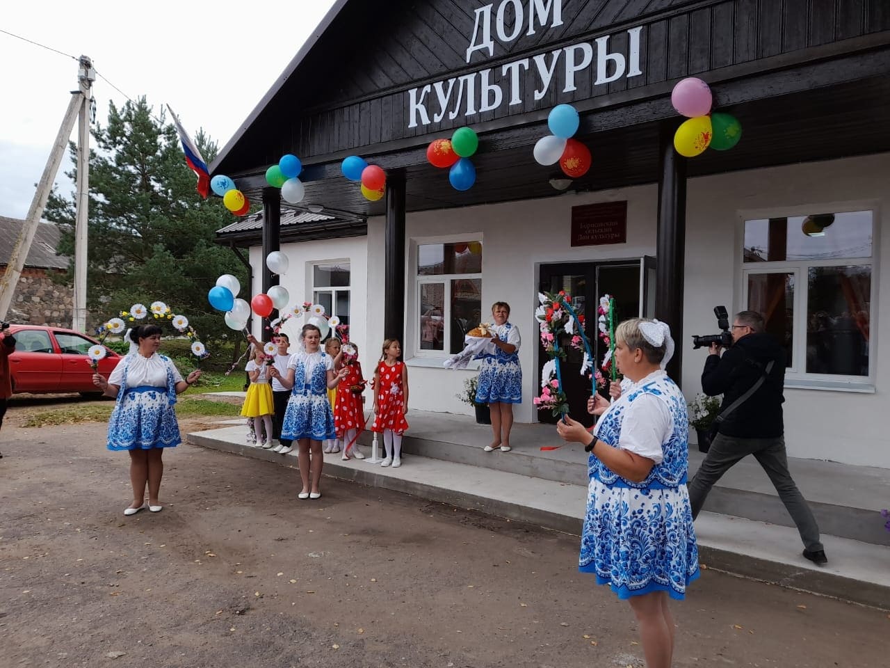 В деревне Борисово Наговского поселения открылся сельский Дом культуры,  отремонтированный в рамках проекта поддержки местных инициатив