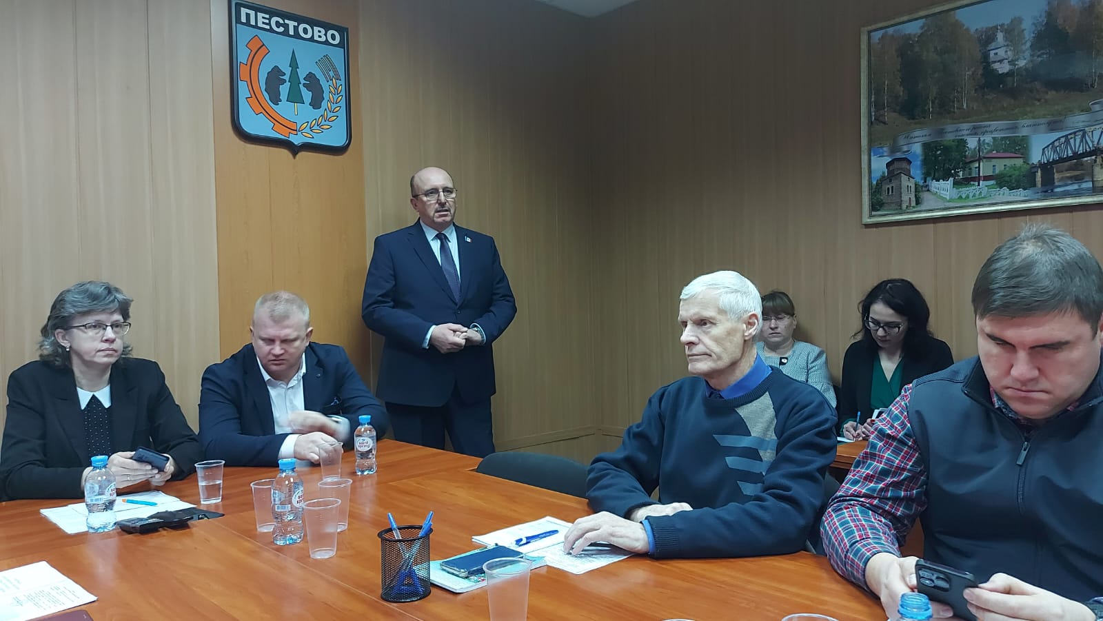 Депутат Новгородской областной Думы Александр Федоровский принял участие в заседании Думы Пестовского муниципального района