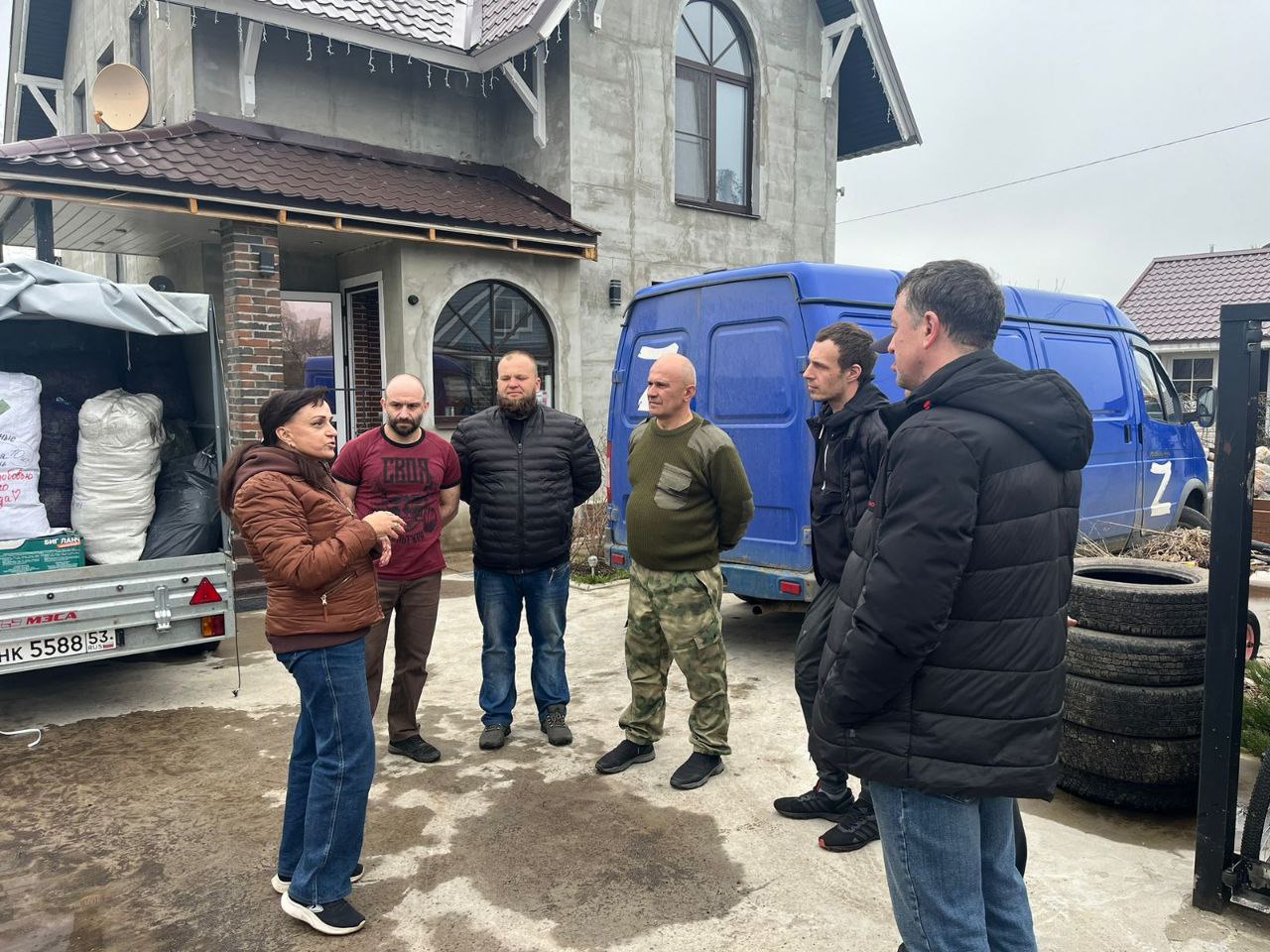 Ольга Борисова доставила в зону СВО более шести тонн гуманитарного груза