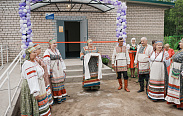В деревне Залесье Холмского района после капитального ремонта открылся сельский Дом культуры