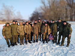 Очередная партия гуманитарной помощи доставлена нашим военнослужащим в Донбасс