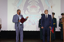 В Окуловке состоялась церемония вступления в должность главы Окуловского района 