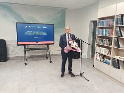 Николай Верига принял участие в открытии обновлённой модельной библиотеки в Панковке в Новгородском округе