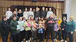 Ольга Борисова провела урок «Разговоры о важном» с воспитанниками и сотрудниками Подберезской школы-интерната