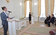 Елена Писарева поздравила новгородцев с открытием нового Дворца бракосочетания