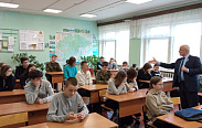 Алексей Прокопов встретился с кадетами – учениками Новоселицкой средней школы 