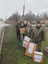 Максим Бомбин доставил гуманитарный груз в зону спецоперации 