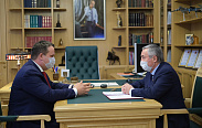 Андрей Никитин и Юрий Бобрышев обсудили вопросы взаимодействия исполнительной и законодательной власти региона