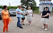 Сегодня Елена Писарева находится с рабочим визитом в Боровичском муниципальном районе