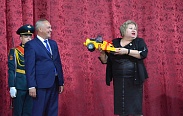Церемония вступления в должность главы Окуловского района
