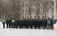 Проводы сводного отряда новгородской полиции на Северный Кавказ 