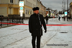 Юрий Саламонов принял участие в открытии после реконструкции улицы Коммунарной