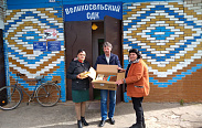  Ольга Борисова приняла участие в акции помощи сельским библиотекам