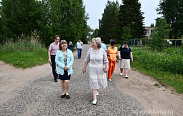 Сегодня Елена Писарева находится с рабочим визитом в Боровичском муниципальном районе