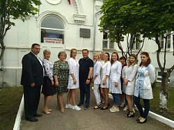 Елена Писарева вместе с губернатором Новгородской области Андреем Никитиным посетили Боровичи