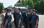 Встреча сводного отряда новгородских полицейских 