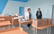 Председатель областной Думы посетила образовательные учреждения села Песь Хвойнинского района 