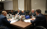 Встреча руководителей фракций Новгородской областной Думы с губернатором