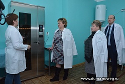 Председатель Новгородской областной Думы с рабочим визитом побывала в Хвойнинском районе