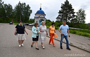 Сегодня Елена Писарева находится с рабочим визитом в Боровичском муниципальном районе