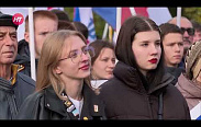 30.09.2022 Торжественный митинг в поддержку присоединения новых территорий состоялся в Великом Новгороде