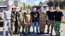 Депутат Новгородской областной Думы Сергей Тихомиров вернулся из очередной поездки в Донбасс
