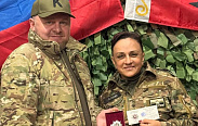 Ольга Борисова удостоена высшей боевой награды подразделения спецназа «Ахмат»