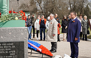 В Мясном Бору захоронили останки погибших воинов в годы Великой Отечественной войны