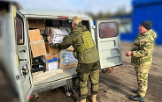 Юрий Бобрышев побывал в расположении новгородских военнослужащих в зоне СВО и передал бойцам гуманитарный груз