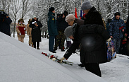 Митинг в день 36-летия вывода советских войск из Афганистана