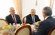  Юрий Бобрышев встретился с председателем Парламента Республики Северная Осетия-Алания и зампредом Псковского областного Собрания депутатов