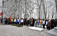 В Шимске прошёл митинг, посвящённый 82-й годовщине освобождения от немецко-фашистских захватчиков