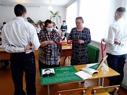 В Белебёлковской школе состоялось торжественное открытие "Парты Героя"