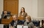 Министр спорта региона ответила на вопросы депутатов и жителей в рамках правительственного часа в Новгородской областной Думе