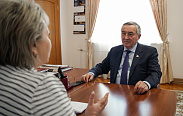 Юрий Бобрышев провел рабочую встречу с сенатором Еленой Писаревой
