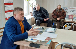 Серей Тихомиров провёл приём в Поддорском районе