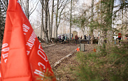 Новгородская областная Дума провела субботник на воинском мемориале